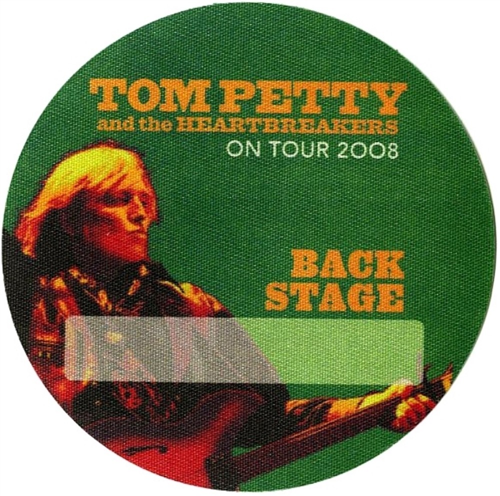 Tom Petty & the Heartbreakers 2008 concert tour All Access Backstage Pass