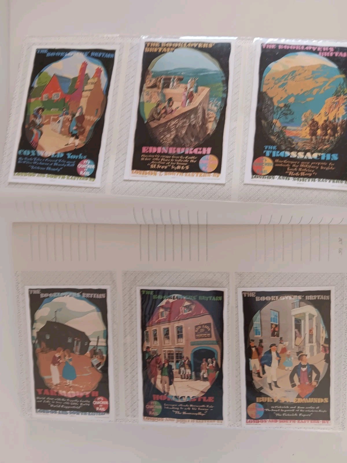 Steam Train Postcards. 4 Books Each Containing Approx 50 Cards Mostly LNER.