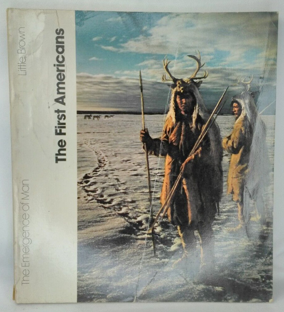 Vintage 1973 Paperback Book The First Americans Emergence Of Man