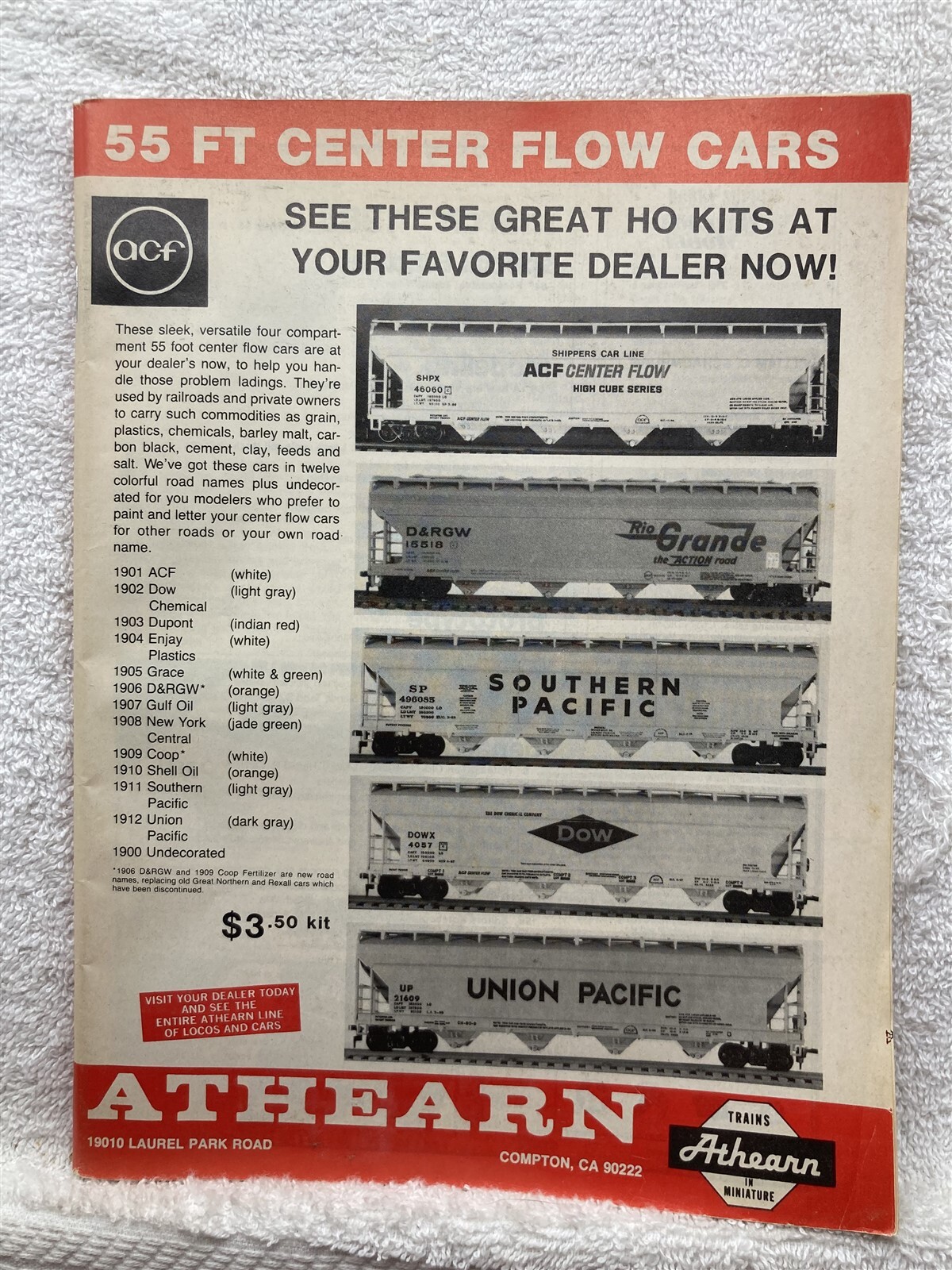 March 1983 Railroad Model Craftsman Missing Cover 50th Anniversary Vtg