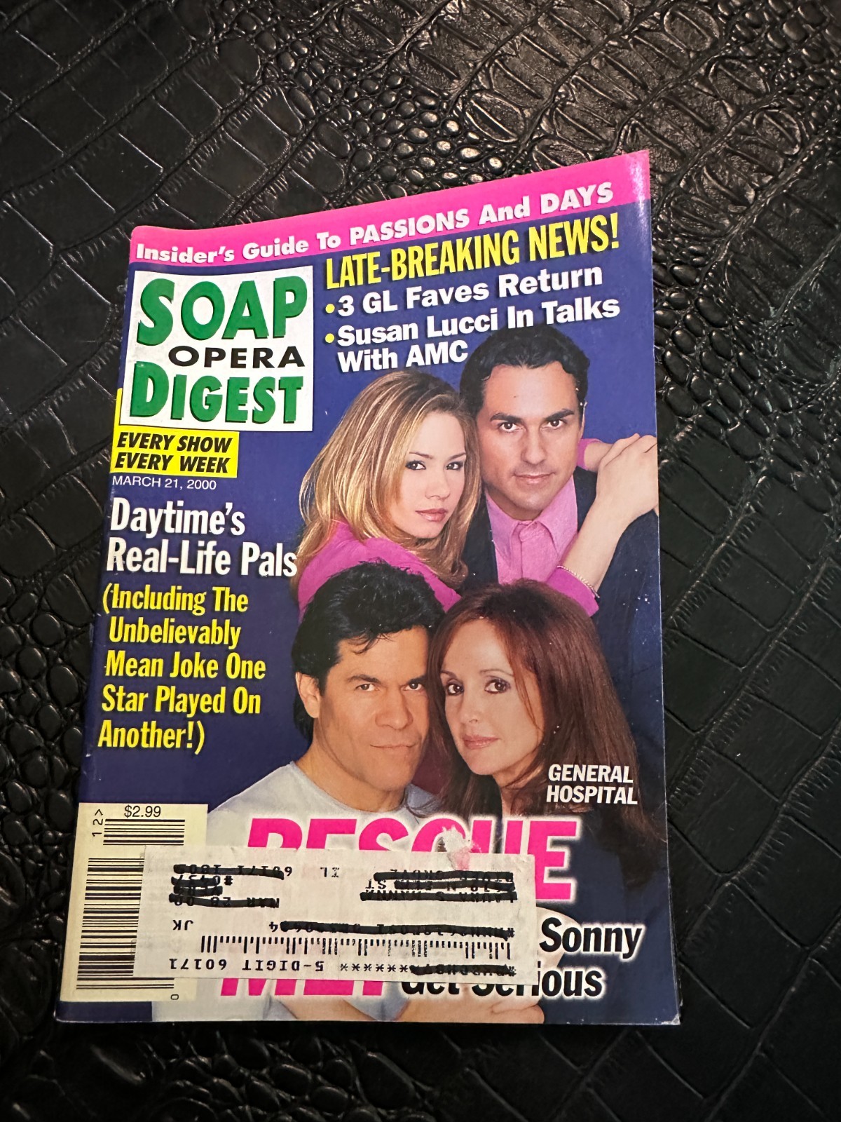 MARCH 21 2000 – SOAP OPERA DIGEST vintage soap opera magazine