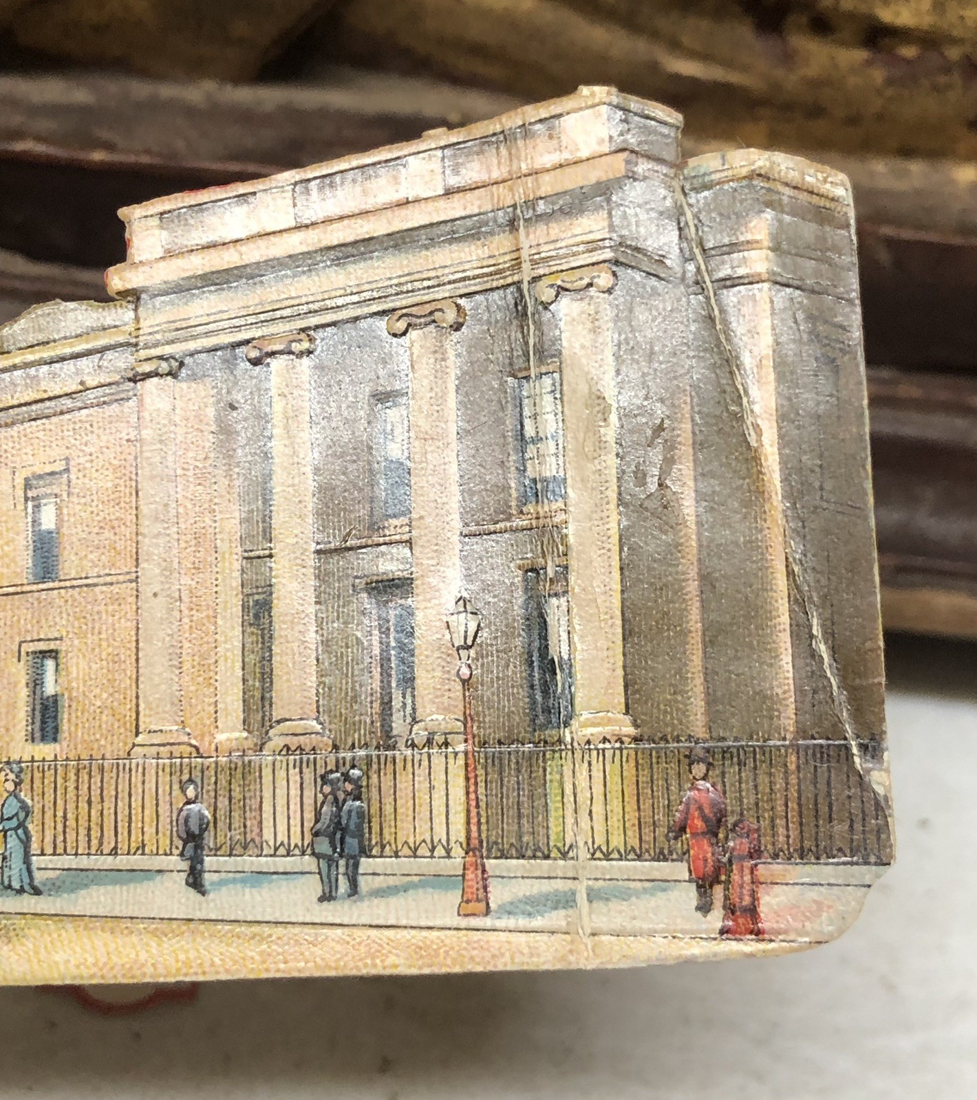 General Post Office Bullding Victorian Die Cut Scrap – L3