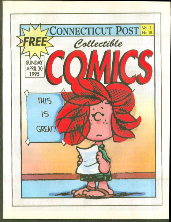Connecticut Post Comics 4/30 1995 Spider-Man Prince Valiant Peanuts