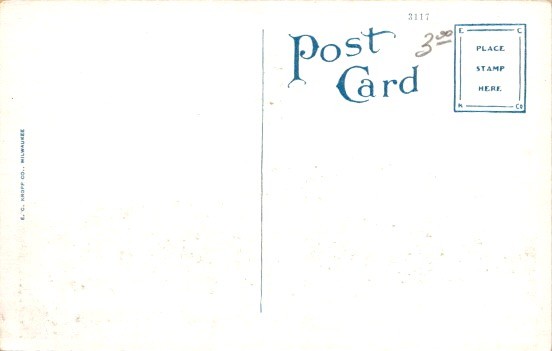 Catholic Church Bartlesville Oklahoma E C Kropp Co Postcard c1910 Chromo
