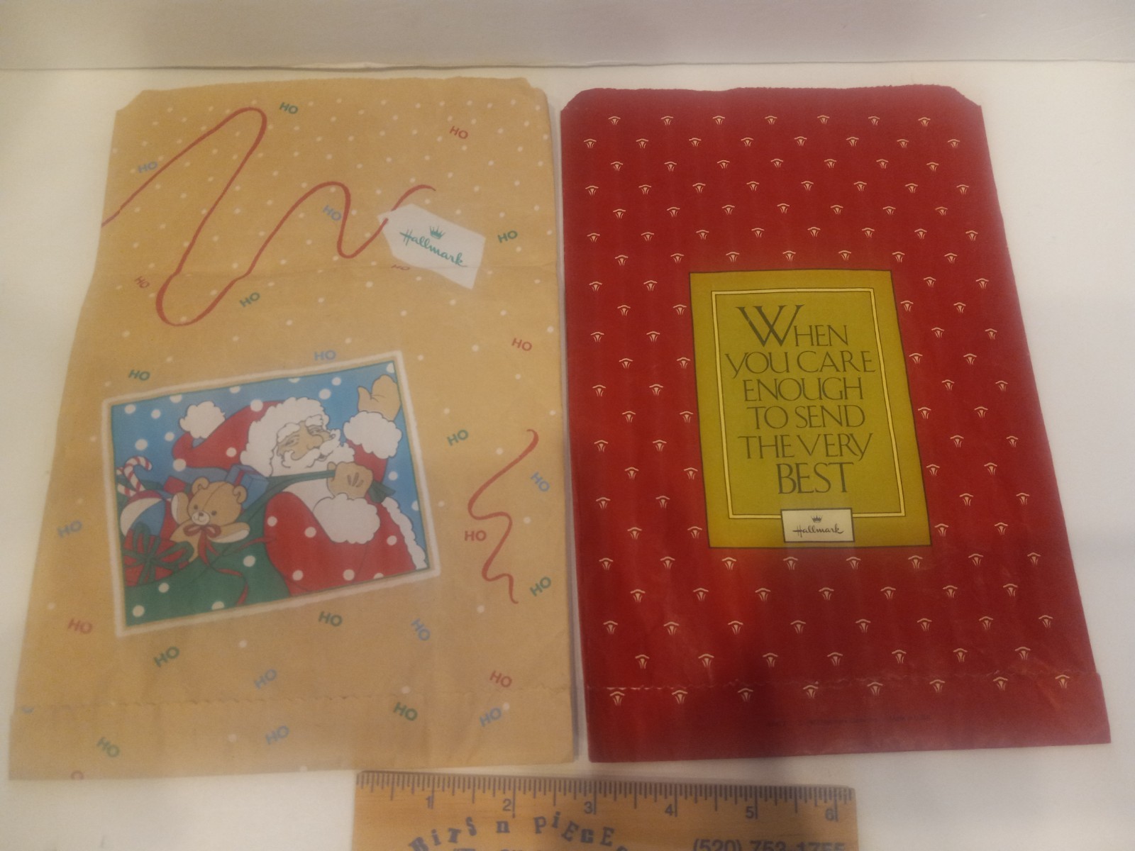 Vintage Hallmark Paper Store Shopping Bags – 1980s – NH and CA