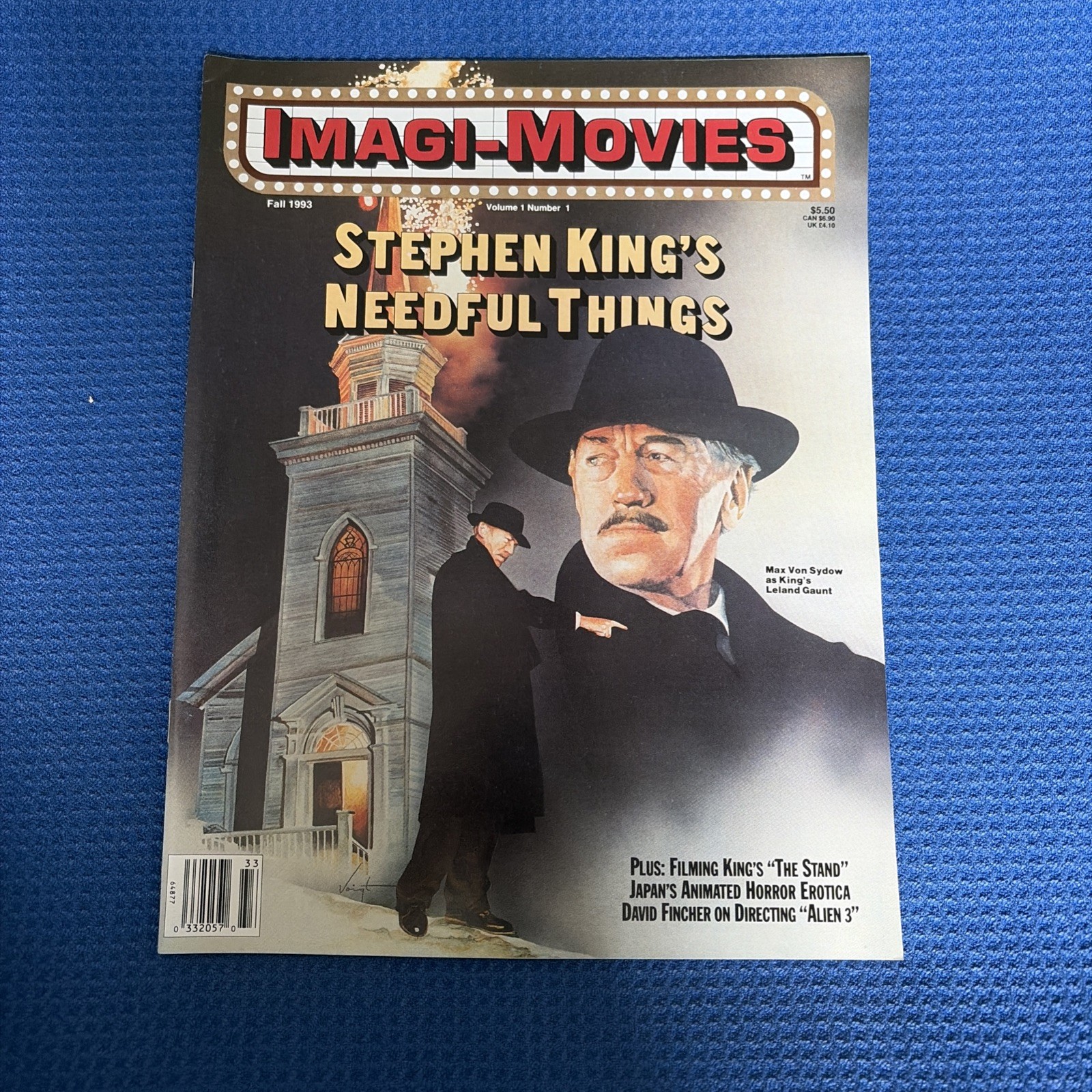 FALL ‘93 Vol 1 No 1;CINEFANTASTIQUE movie magazine Stephen King ; LB2