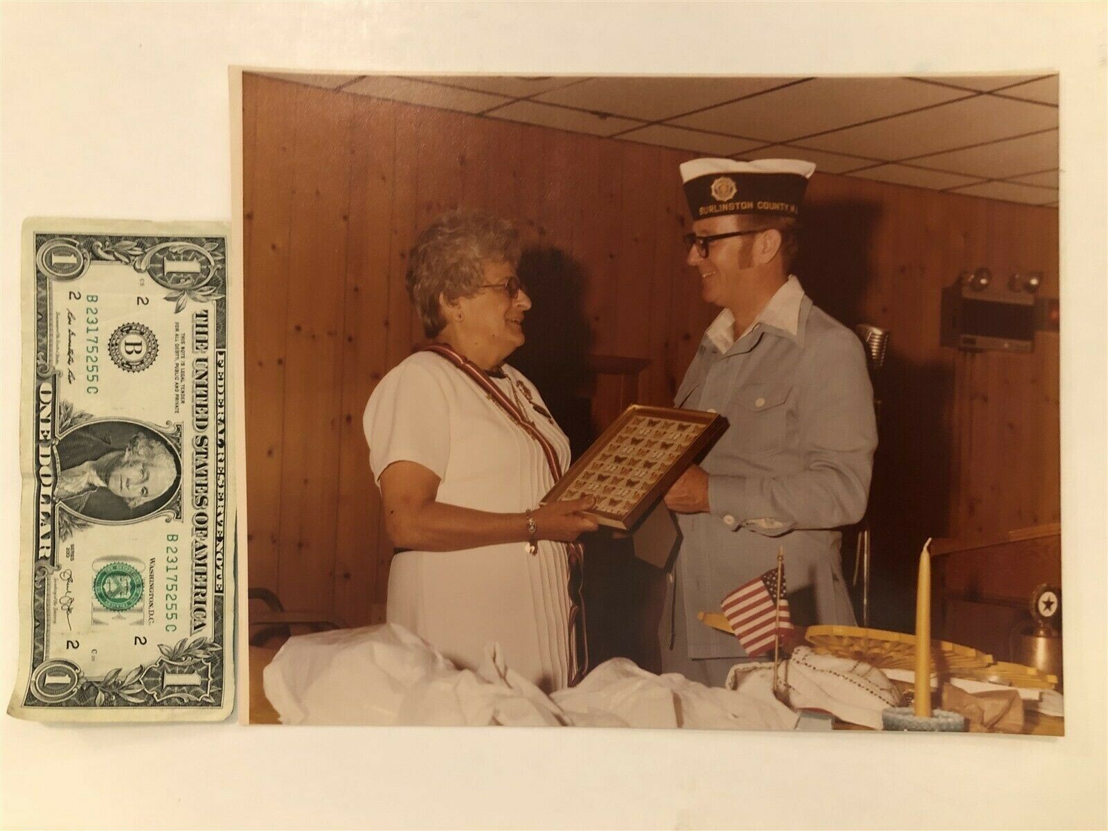 1977 American Legion NJ Burlington County Pemberton Photograph & Clipping Vtg