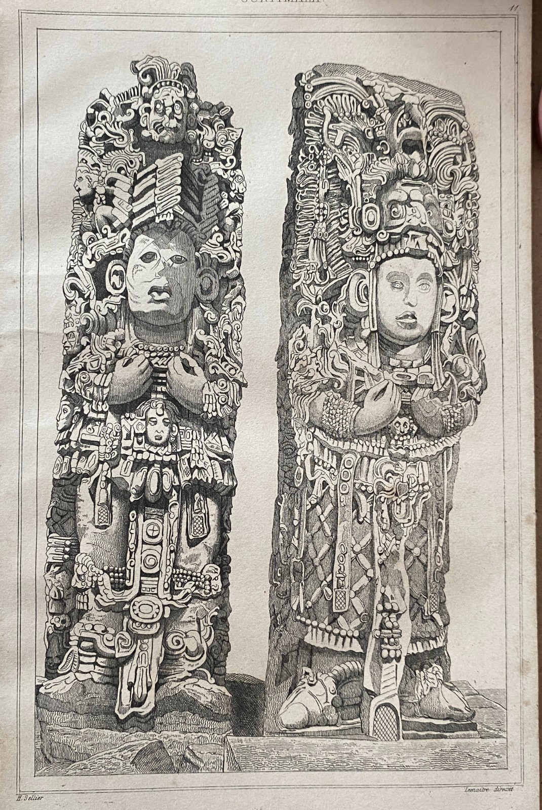 19th Century Guatemala Engraving, 1 Page, History Politics Print