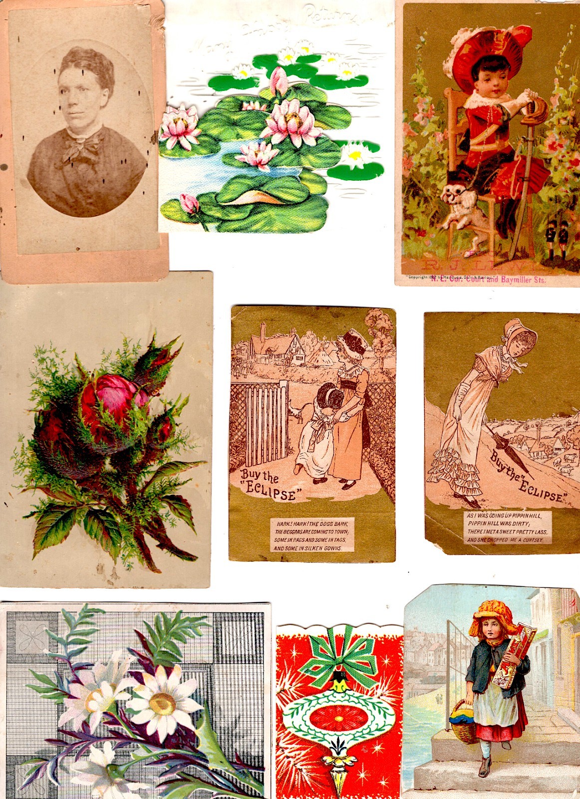 Euphemera Assorted Vintage Paper Photos Cards Postcards Cutouts Lot of 50+