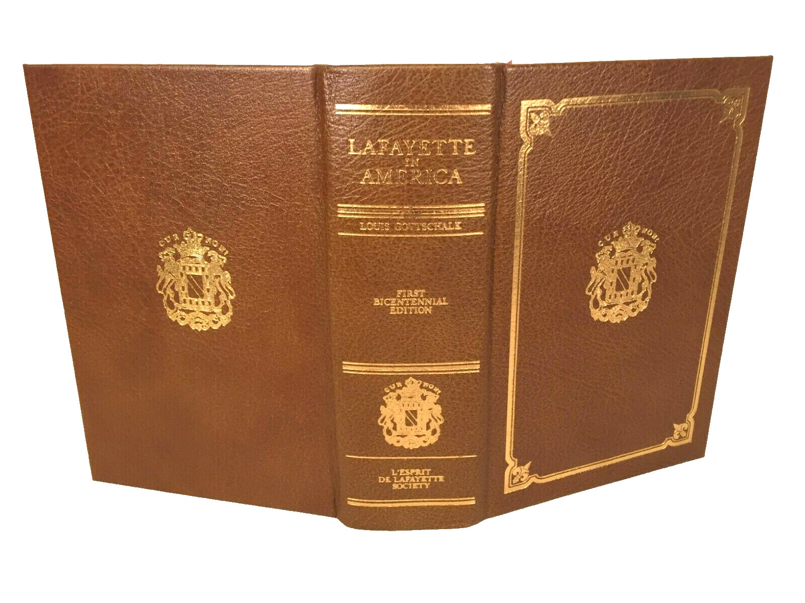 Autograph Book of Lafayette in America 1st Edition 1976 Signed Louis Gottschalk