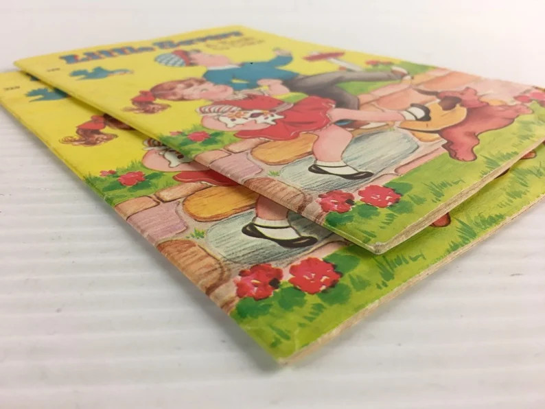 Little Savers – A Book to Color – Vintage 2 Booklets – 1950s Bank Promo Item