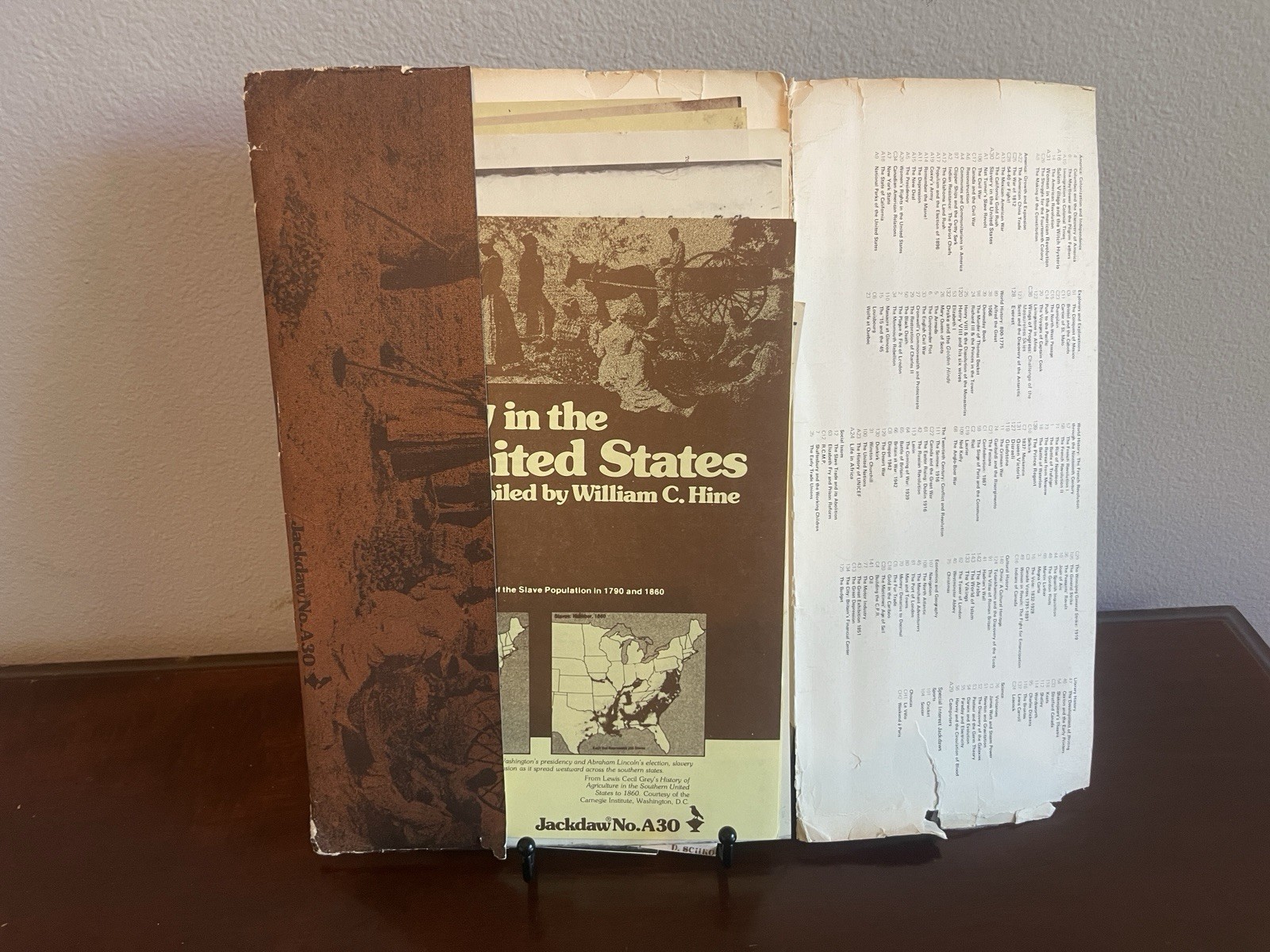Vintage Jackdaw No A30 Slavery in the United States William C Hine Ephemera