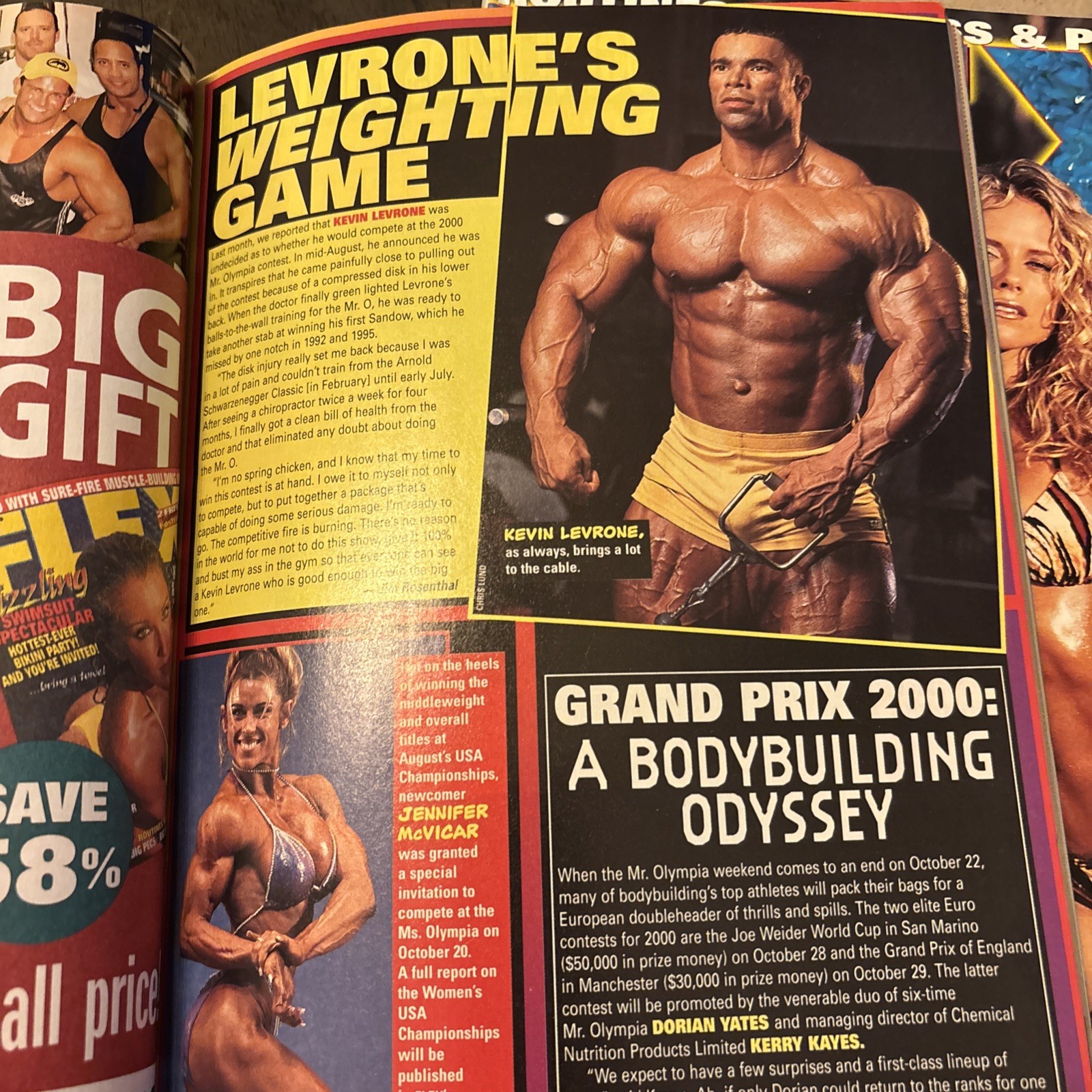 NOV 2000 FLEX body building magazine