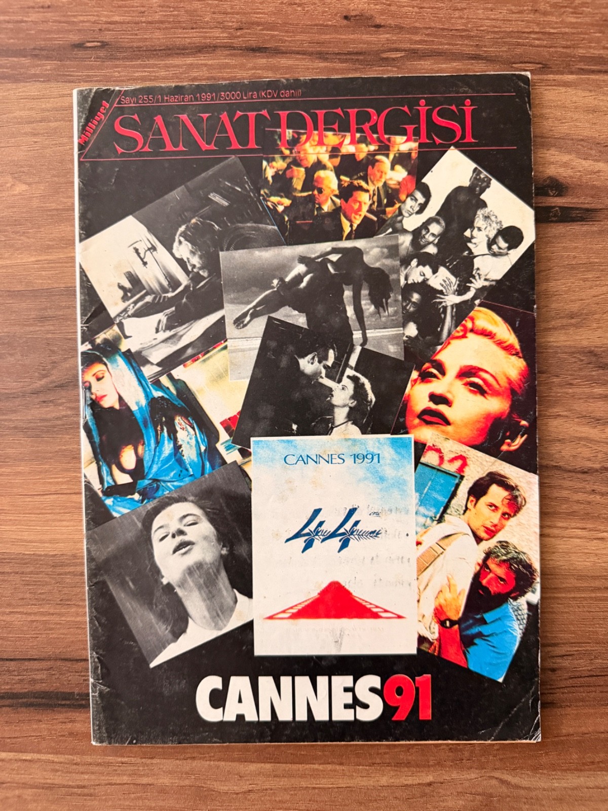 1991 Milliyet Sanat Cannes Film Festival Madonna Rare Turkish Magazine