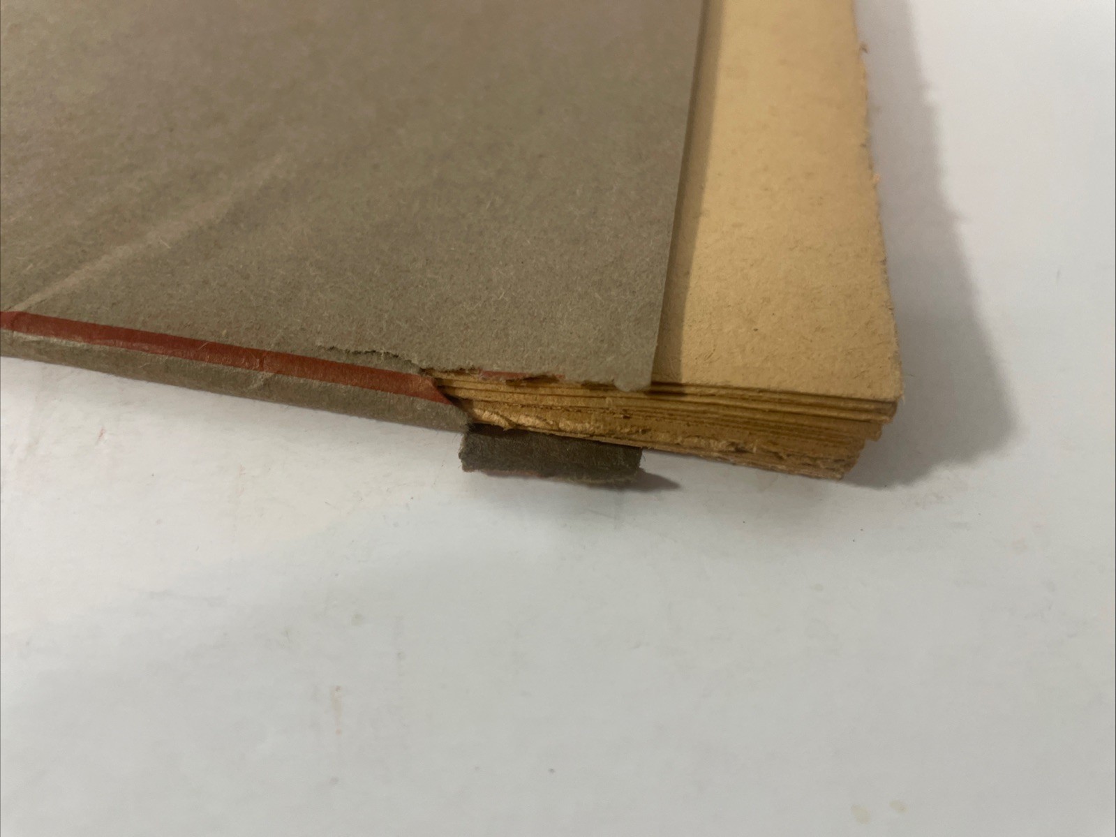 NOS No. 725-F Photo Album Black Filler Sheets 12 Total 2 Hole Punch Natural Age