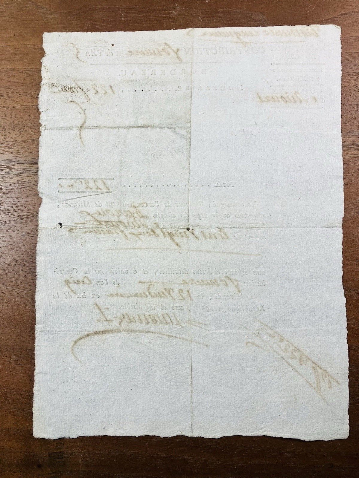 Daroux At Ricourt In 1796 Mirande Gers French Revolution Tax Contribution