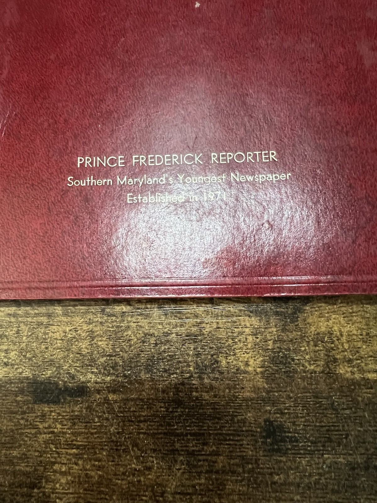 1972 Executive Planning Manual Prince Frederick Reporter Advertising Record