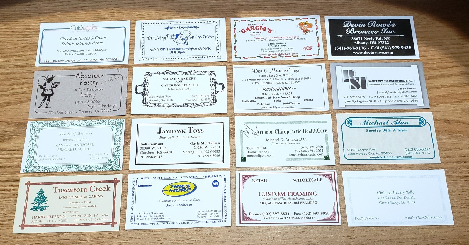 🔥 LOT of 100 Misc. BUSINESS CARDS w/ BORDERS for BUSINESS CARD COLLECTION L13