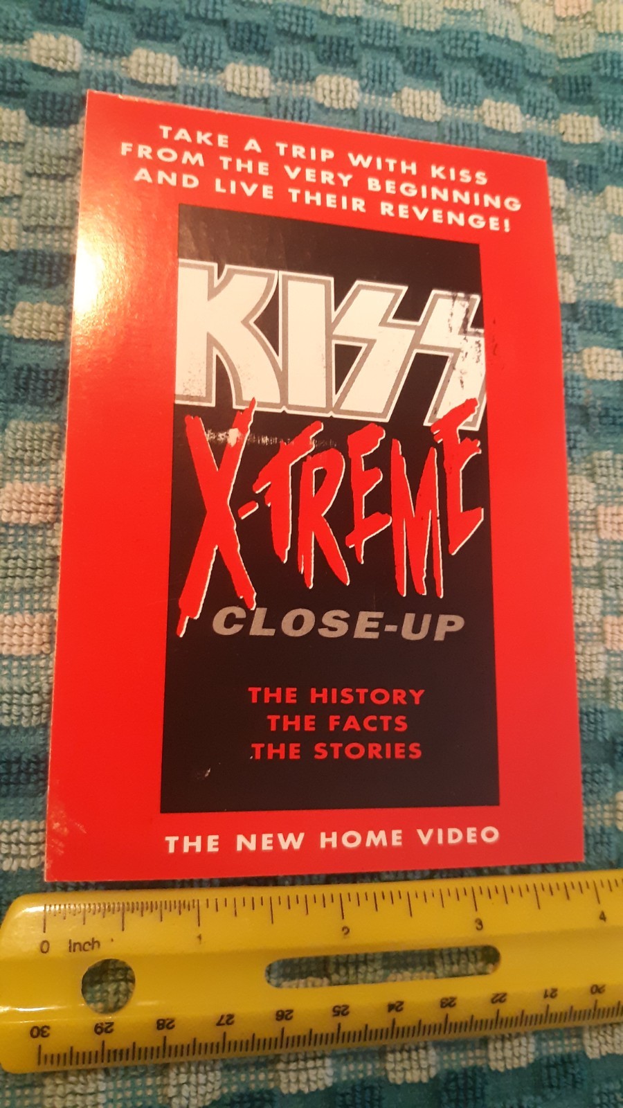 KISS X-Treme Close Up Promo POSTCARD Gene Simmons Paul Stanley Eric Singer