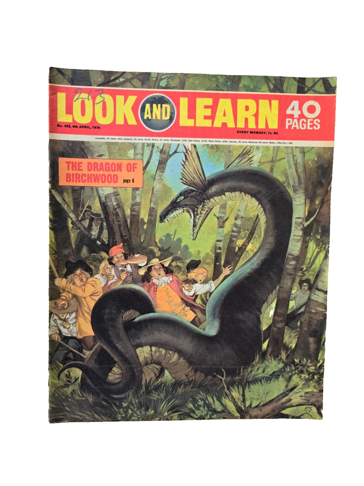 Look and Learn Magazine No. 429, 4th April 1970 IPC Magazine