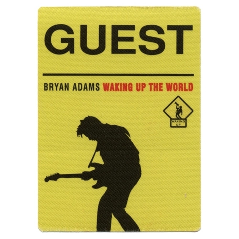 Bryan Adams 1991 Waking up the World concert tour Band Guest Backstage Pass