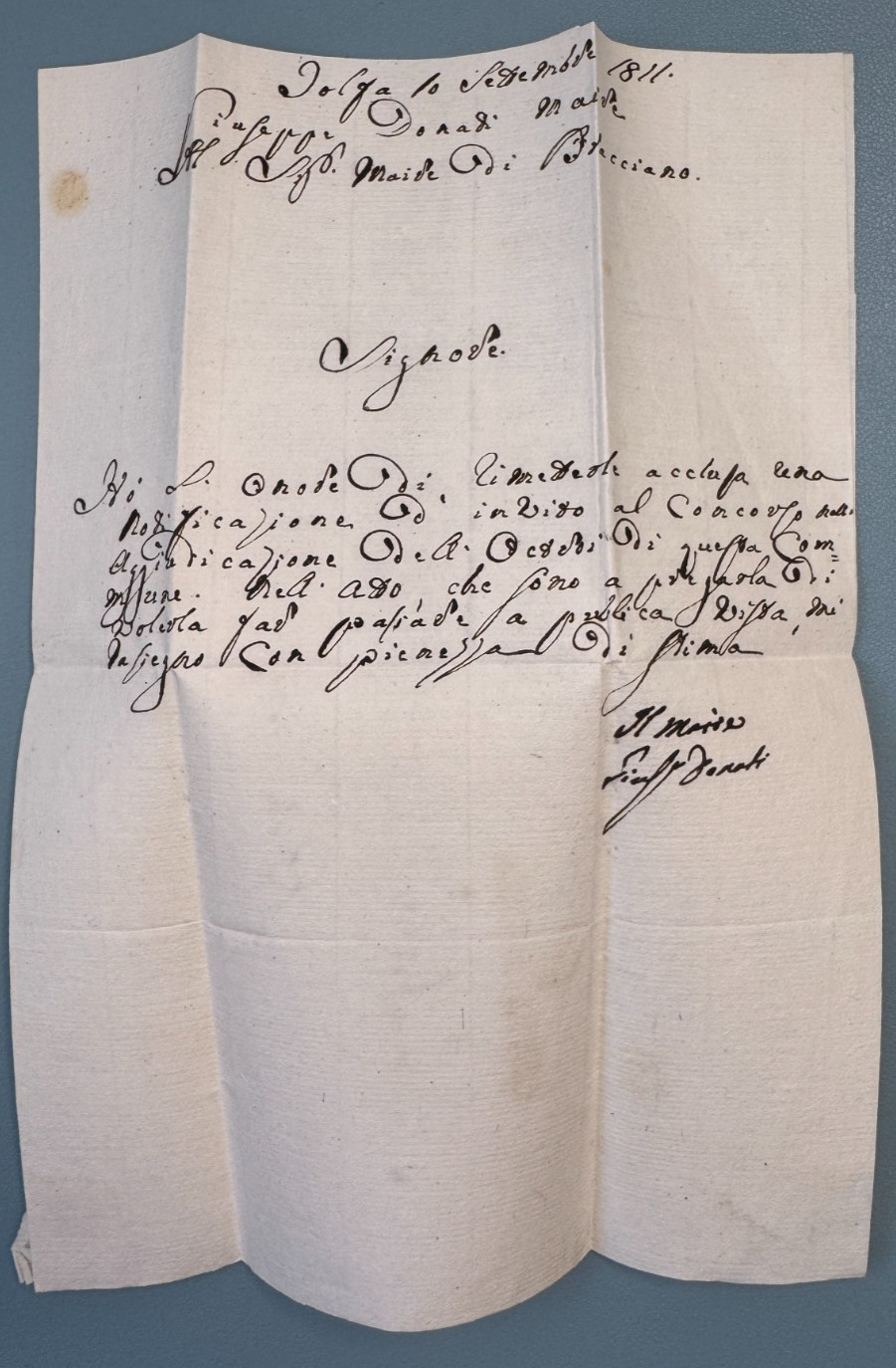 1811 Letter From CIVITAVECCHIA (Department Of Conquered TIBRE) 116 SUP