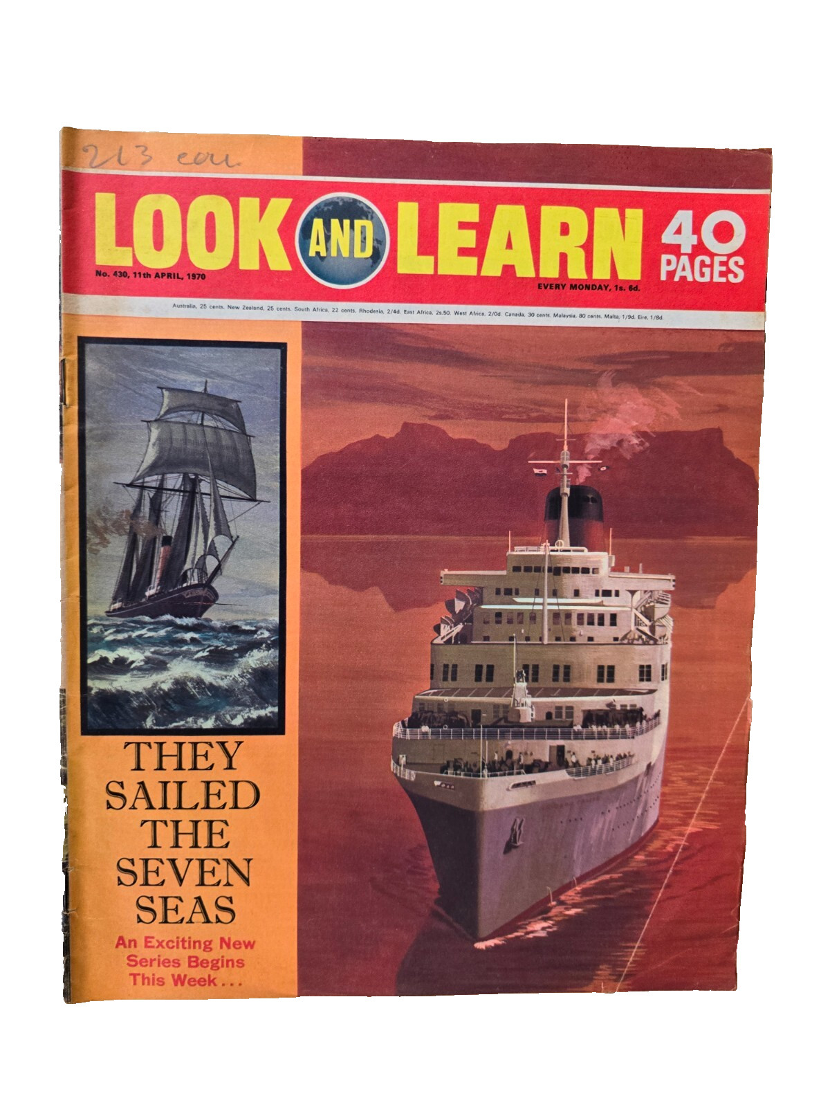 Look and Learn Magazine No. 430, 11th April 1970 IPC Magazine