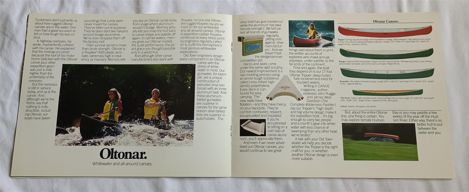 Vintage Old Town Canoe Company Lot Catalog Brochure 1977 1981 1982 1986
