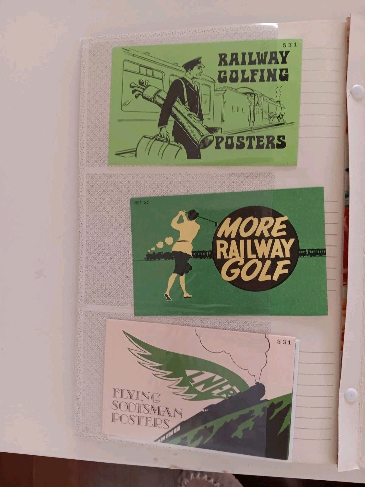 Steam Train Postcards. 4 Books Each Containing Approx 50 Cards Mostly LNER.