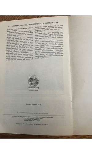 USDA Forest Service Leaflet 487 Black Walnut Timber Planting 1974 – Forestry