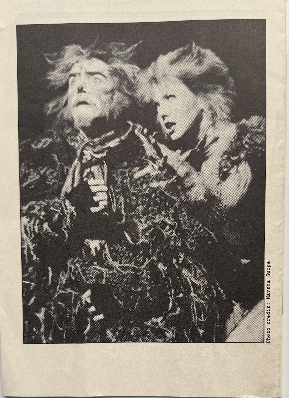 Cats – Broadway Tour Playbill – Nov 1991 – Donna Lee Marshall