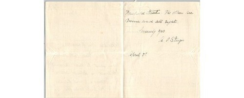 Letter 1900s O. Stugis Florence Italy Real Estate Mansfield St Stationery