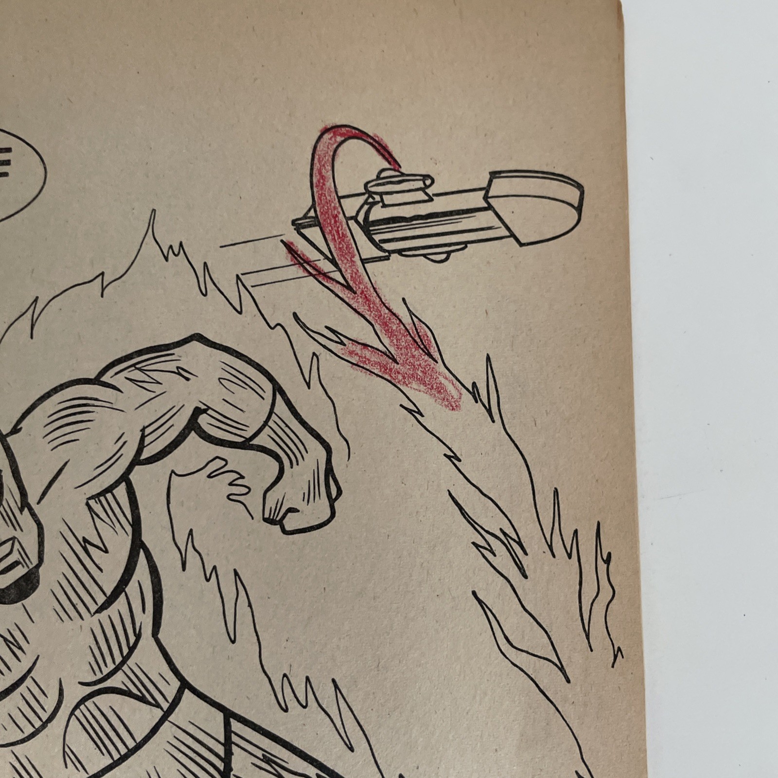 Vintage Marvel Comics – FANTASTIC FOUR Meet “THE WITCH” Coloring Book – 1977