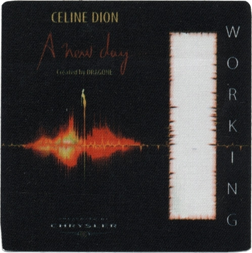 Celine Dion 2002 A New Day Has Come concert tour Working Crew Backstage Pass