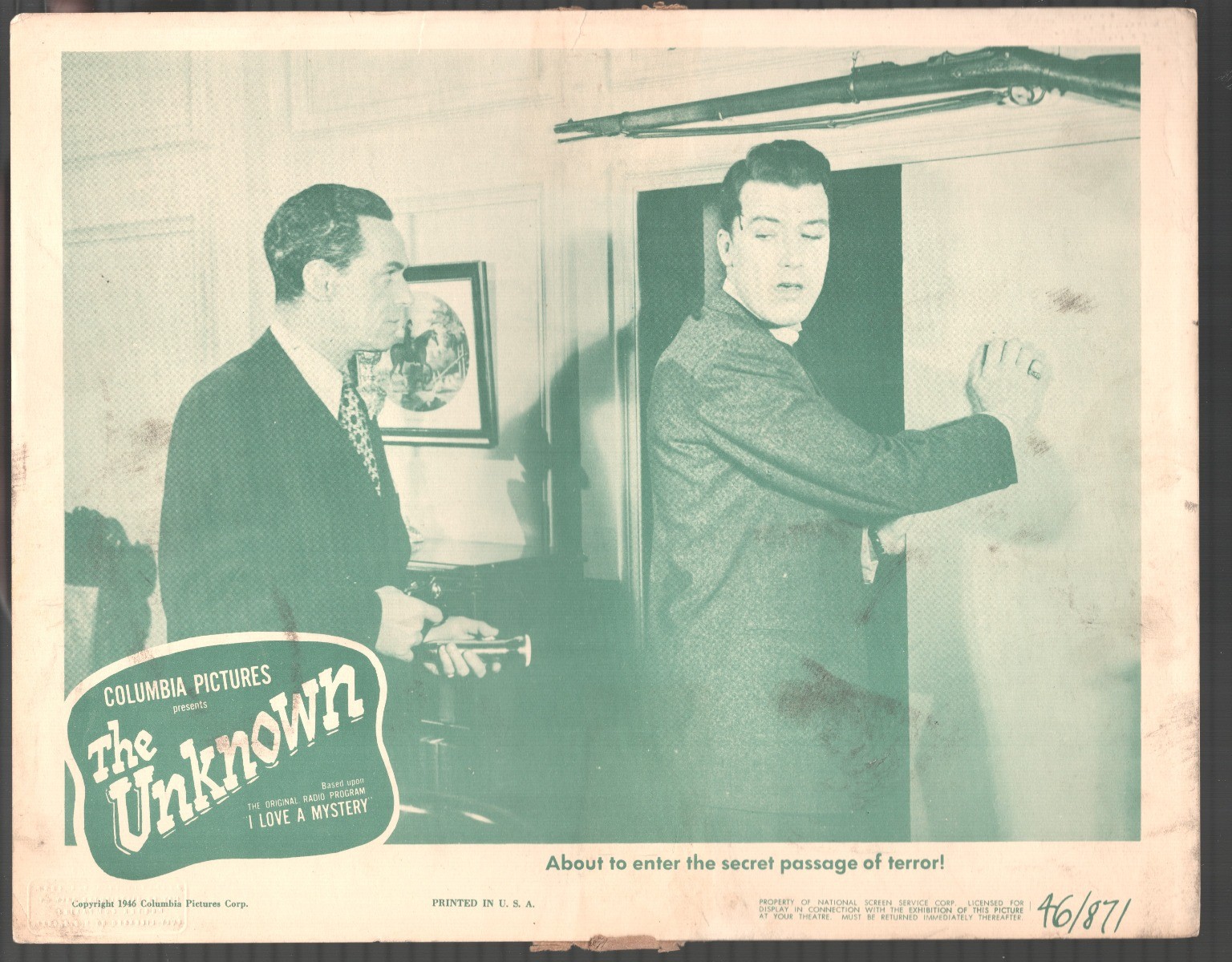 Unknown 11″x14″ Lobby Card Jim Bannon James Bell