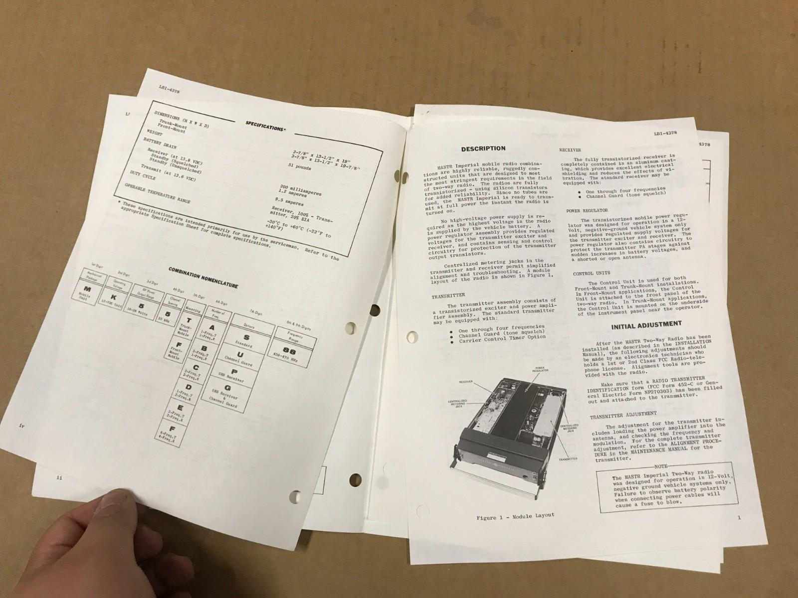 General Electric Mobile Radio Master Imperial Maintenance Manual