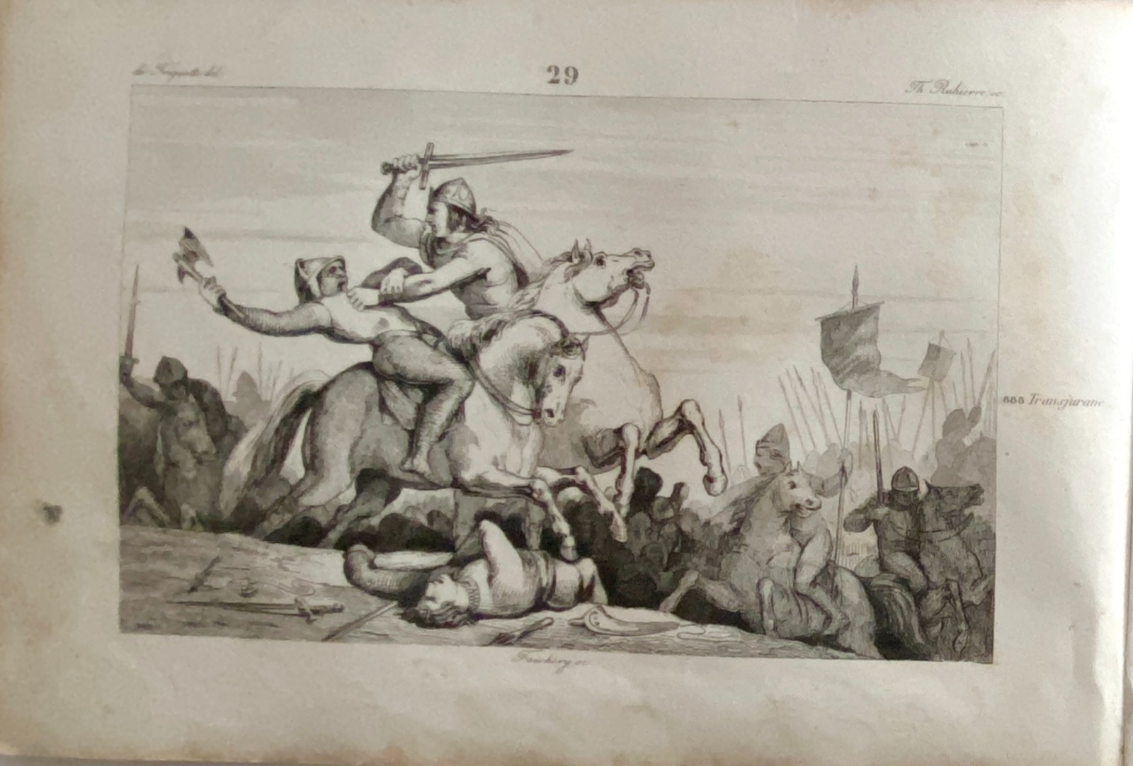 Engraving Kings Of France “Eudes”