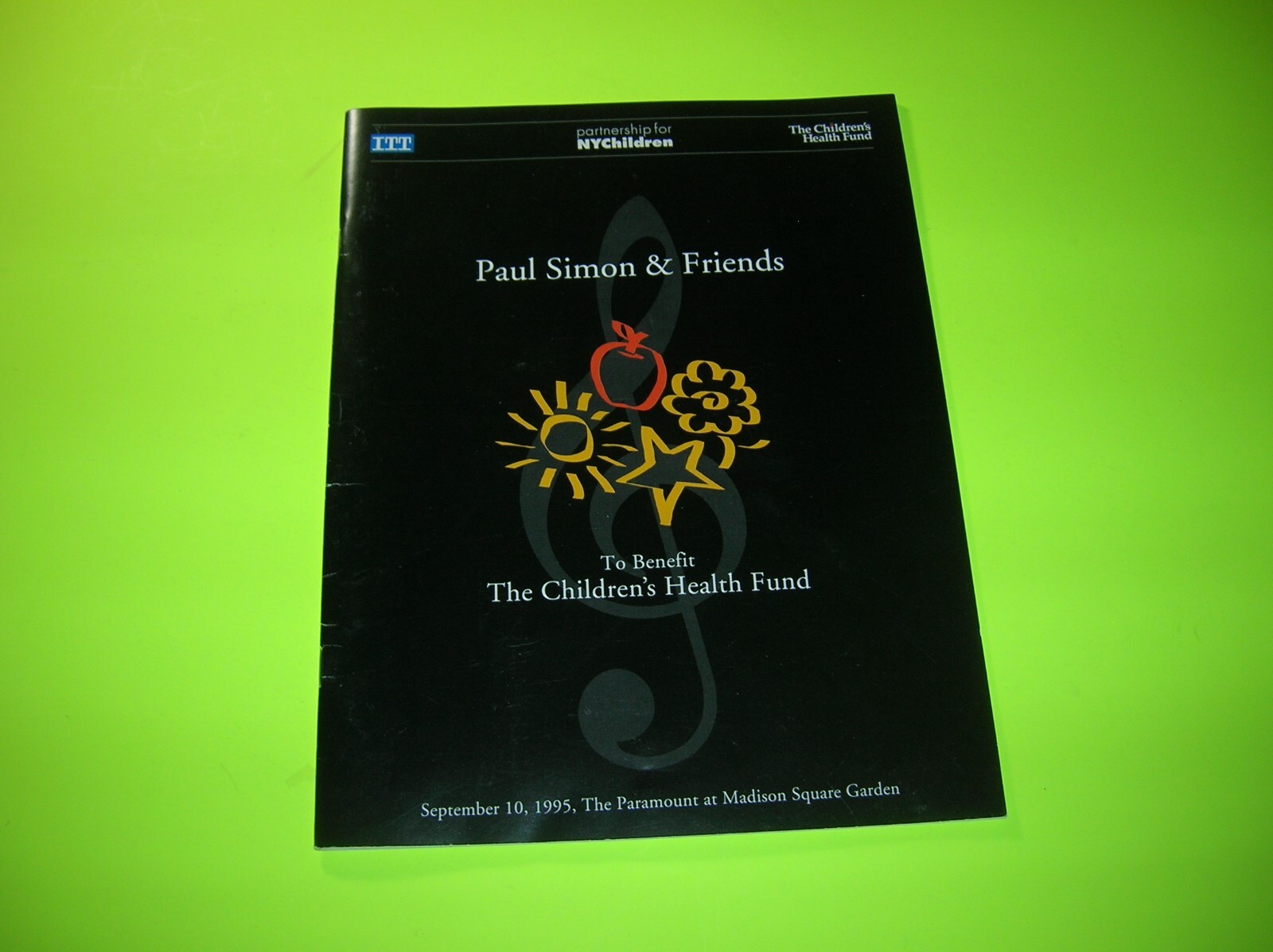 Paul Simon & Friends Concert Program – Pete Townsend, Annie Lennox – 1995