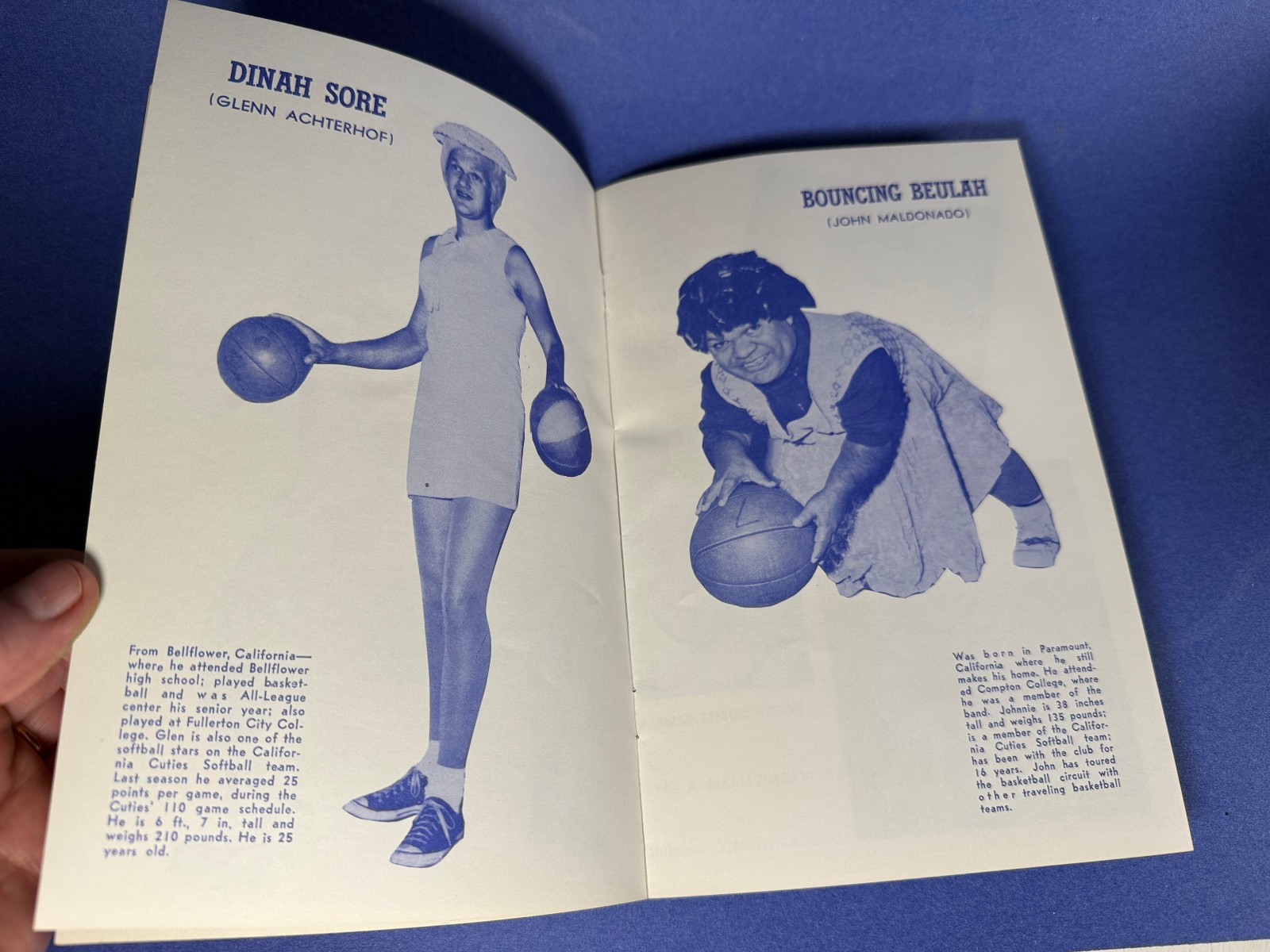 VTG 1960’S CALIFORNIA CUTIES BASKETBALL TEAM PROGRAM MEN IN DRAG QUEENS GAY INT.