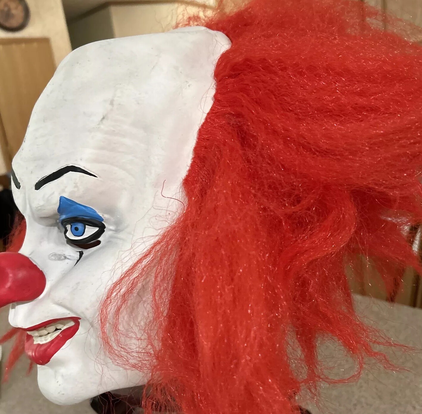 Pennywise Overhead Latex Mask Adult Costume It Horror Movie Clown 1980’s