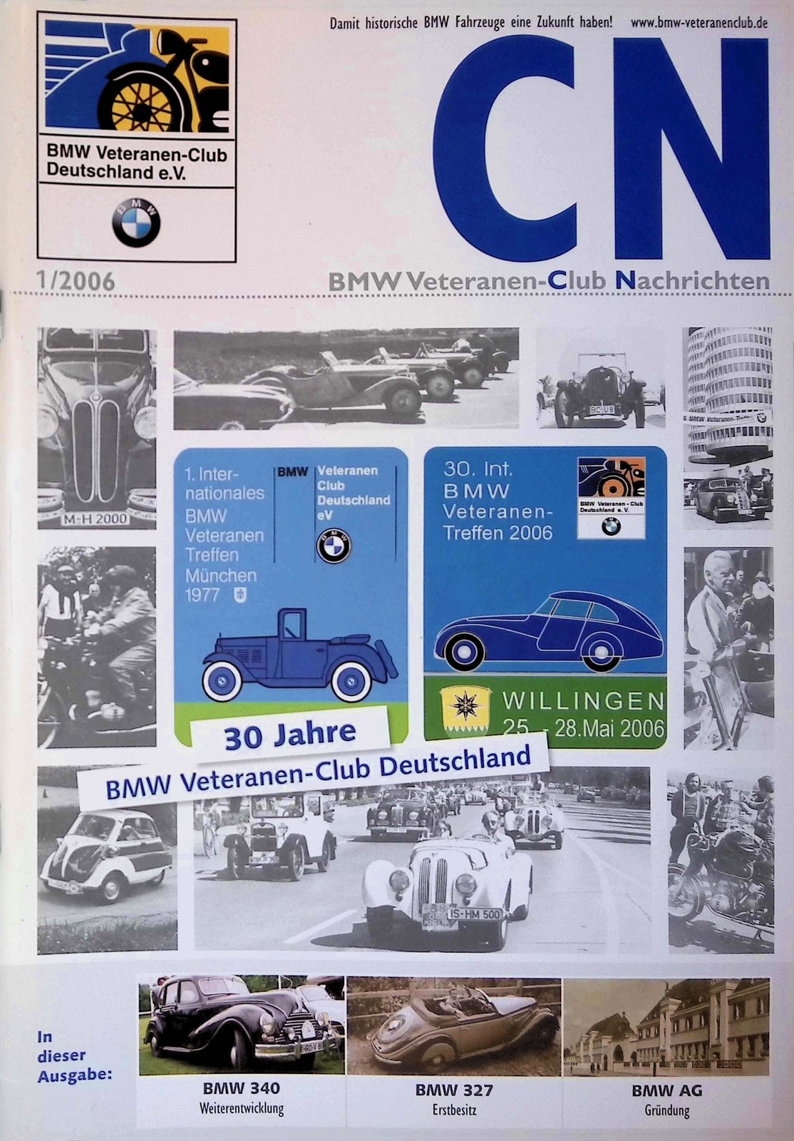 Club Nachrichten BMW Club Mobile Classic Magazine 2006 30th Anniversary