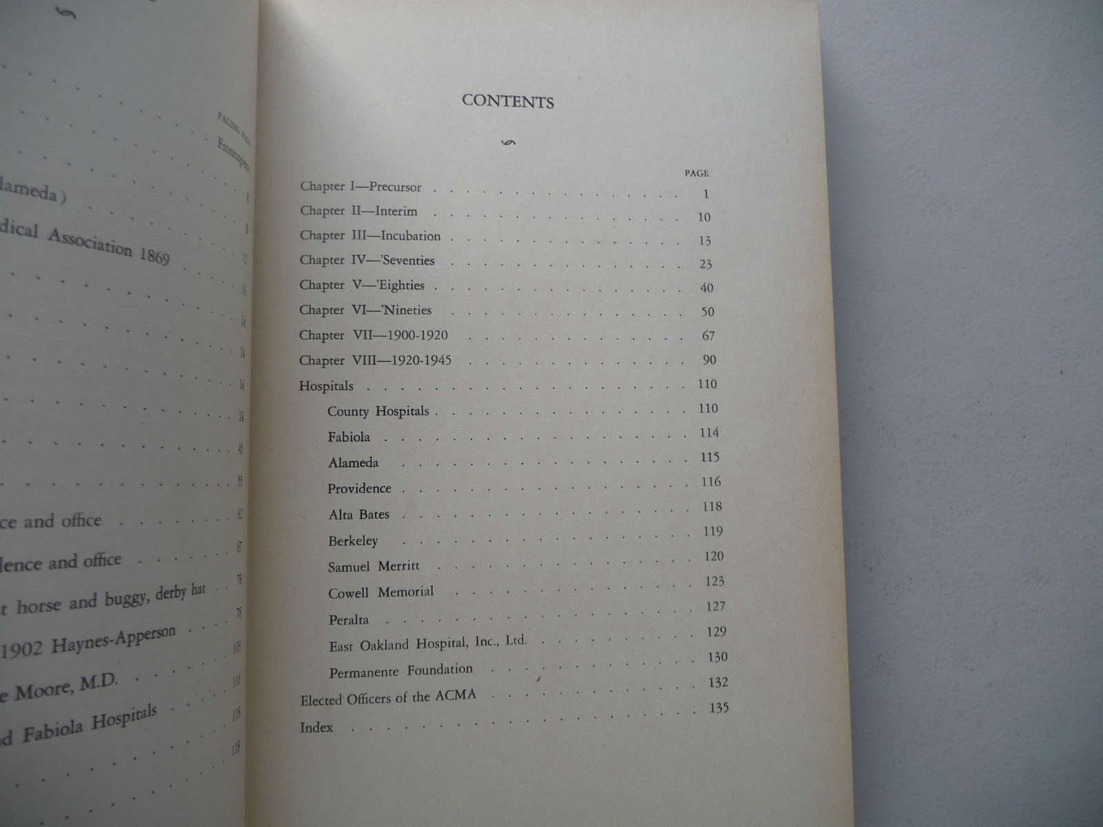 OAKLAND CALIFORNIA ALAMEDA COUNTY MEDICAL ASSOCIATION HISTORY 1946 FIRST