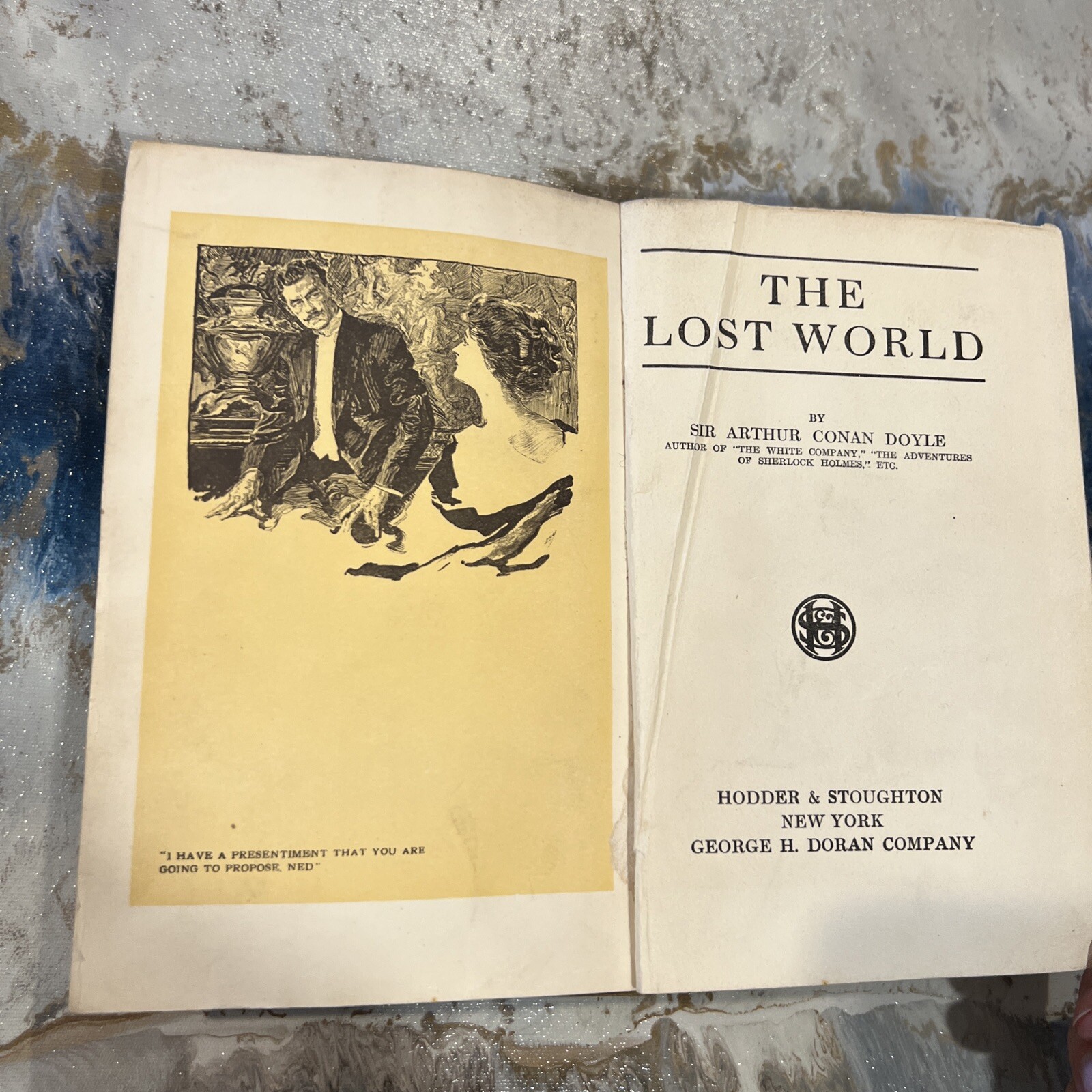 The Lost World by Sir Arthur Conan Doyle George H Doran First American Edition