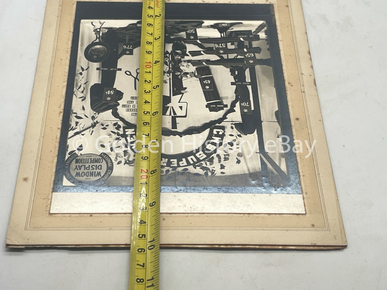 VINTAGE CO-OP SOCIETY CWS WINDOW DISPLAY PHOTO PHOTOGRAPH SUPER SEVEN DISPLAY