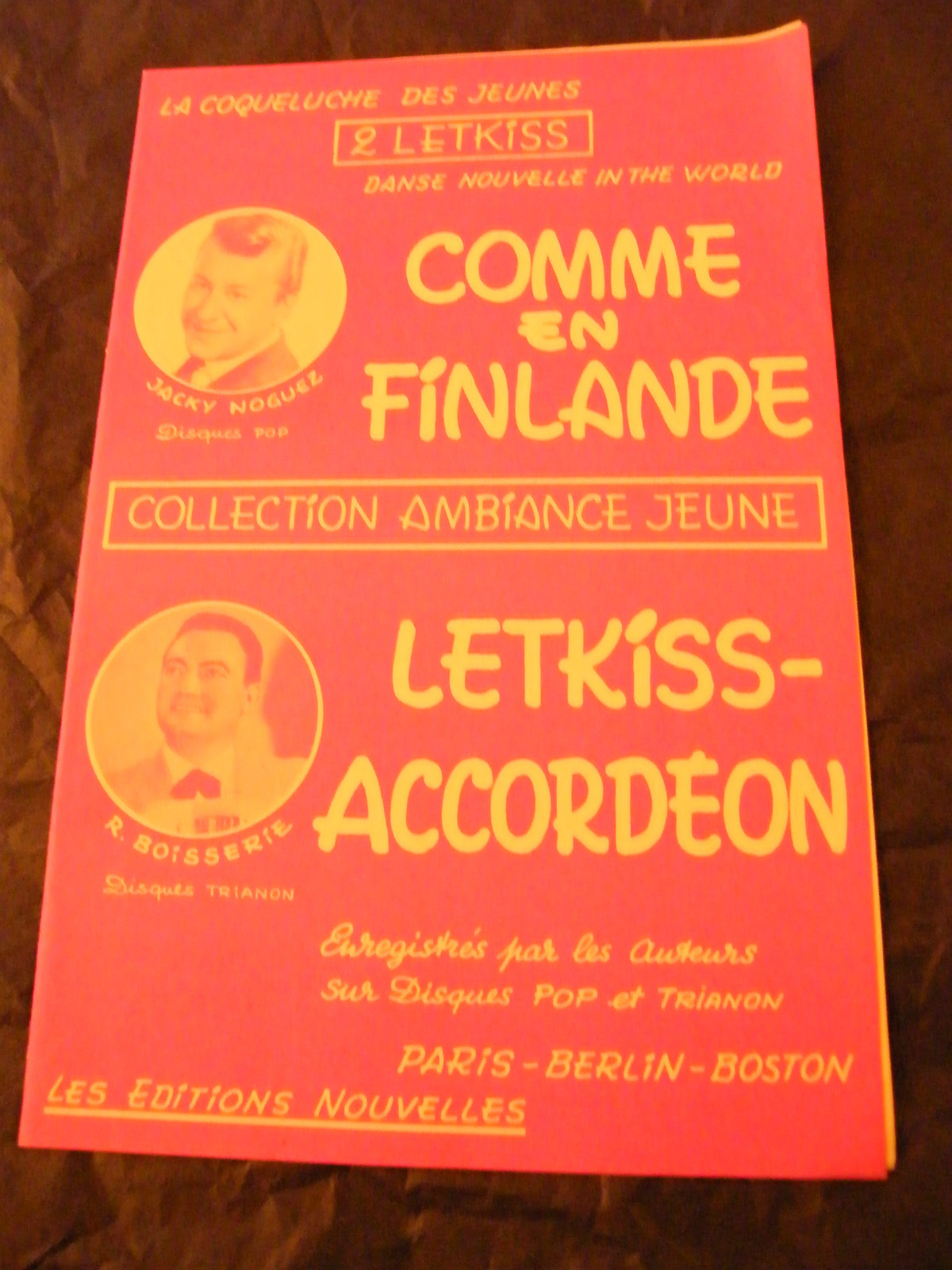 Partition Like In Finland Letkiss Accordion 1965