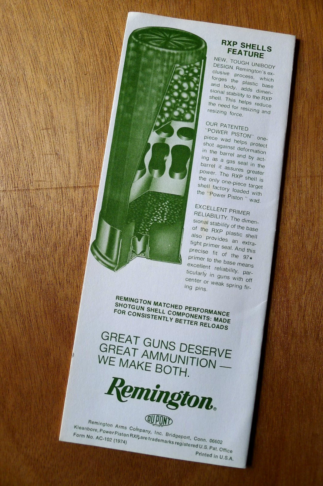 Vintage REMINGTON Tips on Better Reloading Guide BROCHURE Pamphlet 1974