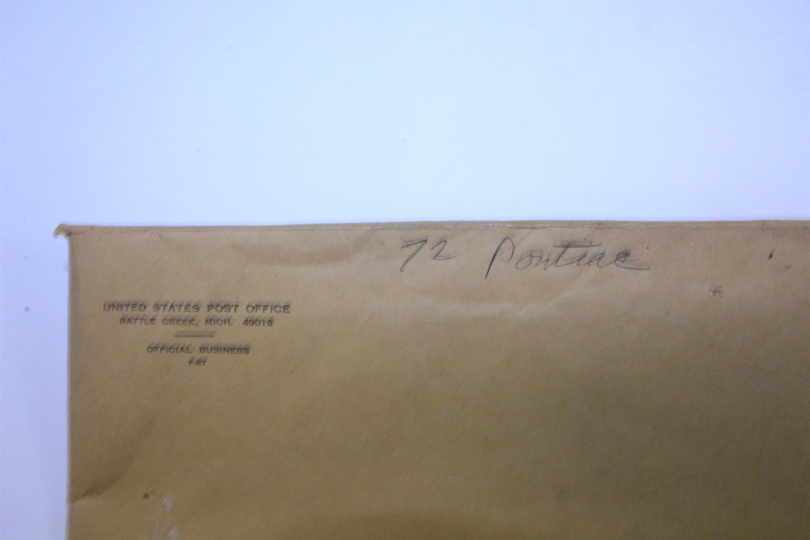 1972 Pontiac Brochure & Original Window Sticker From 4 Door Sedan Catalina