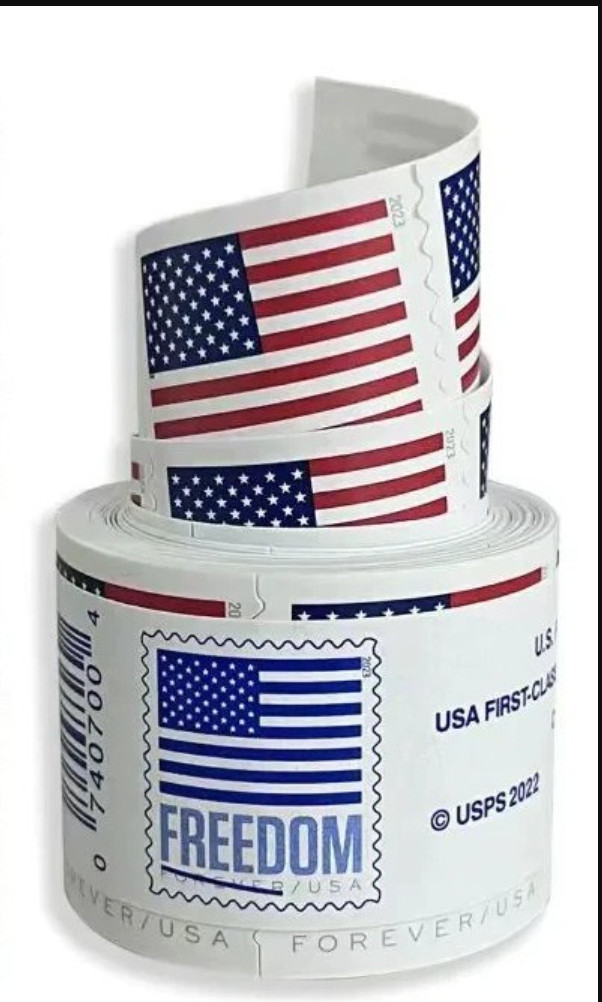 New Collection 20 ROLLS Of 100 USPS Postage-2000 PC-Special Sale (2023)