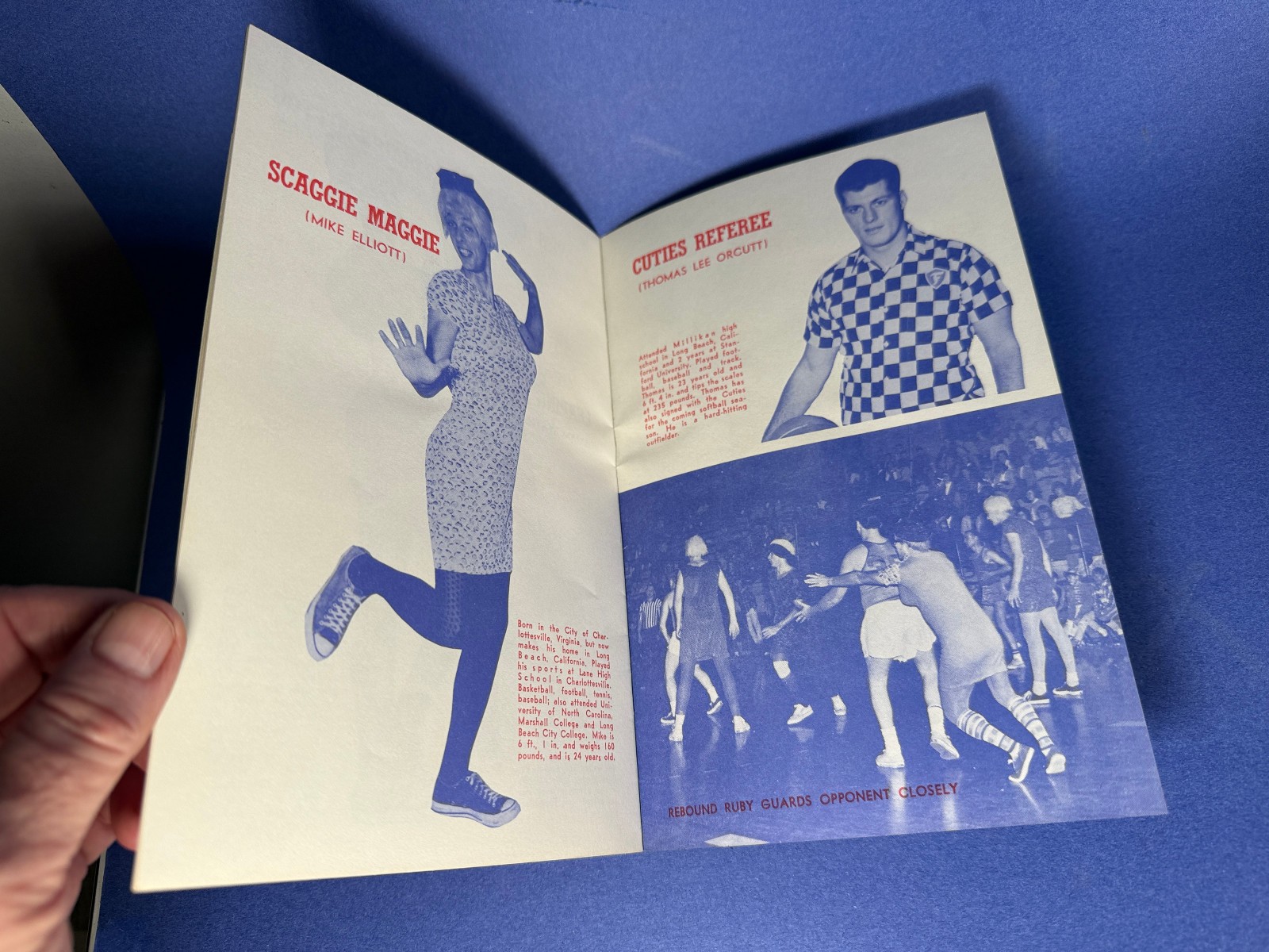 VTG 1960’S CALIFORNIA CUTIES BASKETBALL TEAM PROGRAM MEN IN DRAG QUEENS GAY INT.