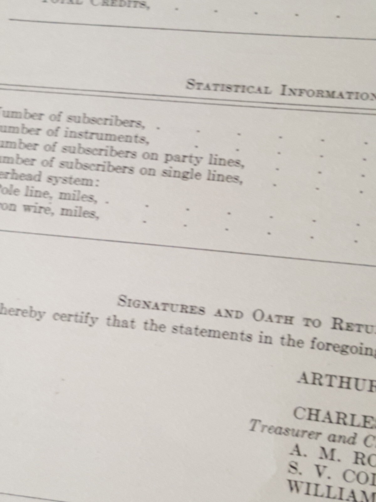 1913 Report FARMERS MUTUAL TELEPHONE COMPANY of Bristol County Massachusetts